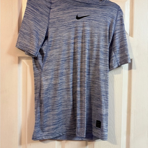 Nike Men's Heathered Blue Short Sleeve Tee - Picture 1 of 4